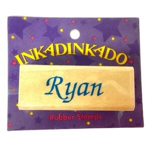 INKADINKADO “Ryan” Rubber Stamp (NWT)
